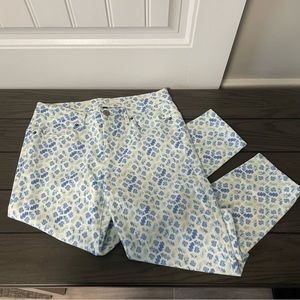 Victoria's Secret Jeans VS Mid Rise Siren Color: Blue/Green/White Size: 6